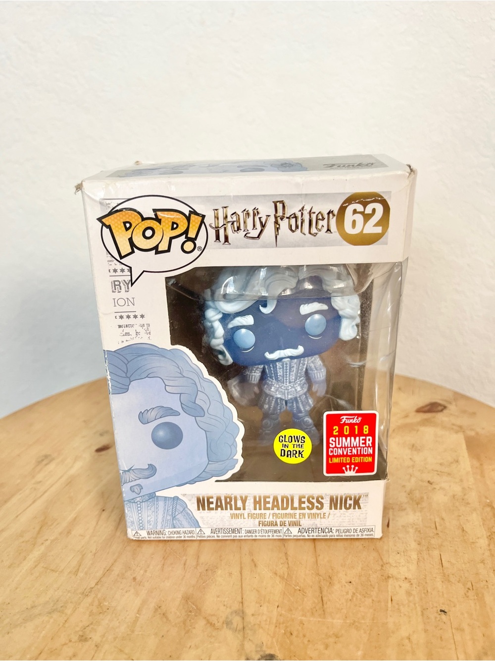Funko Nearly Headless Nick Pop! Figure - Blue and White Glow